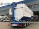 SGS 3 Axle 60M3 Bulk Feed Tanker Semi Trailer With Electric Hydraulic Auger