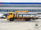 LHD Dongfeng Tianjin 6.3T 8T truck mounted hydraulic crane