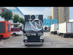 ISUZU Mắt trần 3D Billboard Động cơ ngoài trời LED Truck quảng cáo với điều hòa không khí