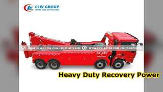 Phục hồi hạng nặng xe tải phá hủy Shacman X3000
