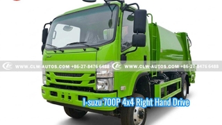 I-suzu 700P 4x4 Xe ép rác tay lái bên phải