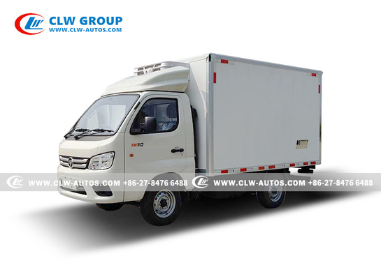 Foton Mini 2 Ton Refeigerated Truck Fresh Vegetable And Meat Cooler Truck