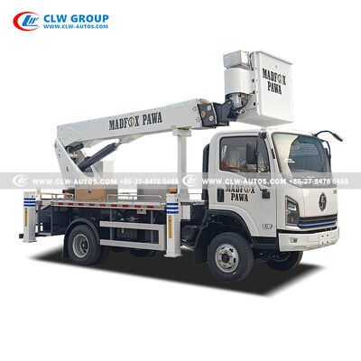 Shacman 15-Meter Right-Hand Drive Aerial Work Platform with 250kg Dielectric Insulated Bucket for Live-Line Maintenance