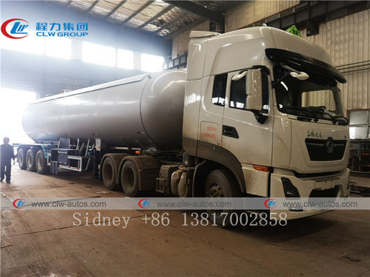 3 Axles 49100L Q370R Tank Semi Trailer For Liquid Ammonia Transport