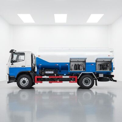 SINOTRUK HOWO CAFU 6000L Fuel Refueling Truck with Dual-Compartment Tank and YUNNEI YN4102 Diesel Engine