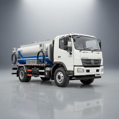 SINOTRUK HOWO CAFU 6000L Fuel Refueling Truck with Dual-Compartment Tank and YUNNEI YN4102 Diesel Engine
