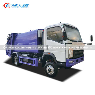 Sinotruk Howo 4x4 8m³ High-Compaction Garbage Compactor Truck with Leak-Proof Sealing and All-Terrain Chassis
