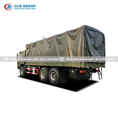Sinotruk HOWO 6x6 All-Wheel Drive Troop Carrier Truck with 371HP Diesel Engine for 30 Personnel Transport