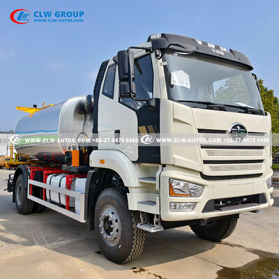 FAW J6L 10CBM Asphalt Distributor Truck with Computer-Controlled Spray Accuracy and RIELLO Burner for Flawless Road Construction