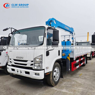 ISUZU KV100 Crane Truck with 5-Ton XCMG Loader Crane | Compact 6-Meter Length & Euro VI Engine