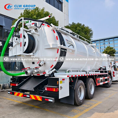 FAW JK6 Combined Jetting Truck with 310HP Weichai Engine High-Strength Carbon Steel Tank and One-Key Switching for Efficient Sanitation