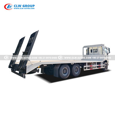FAW J6P 6x4 Flatbed Truck with 370HP Engine and 35-Ton Load Capacity for Heavy-Duty Machinery Transport