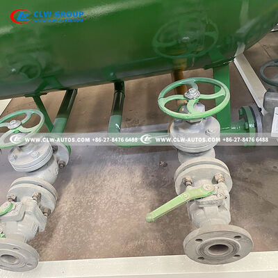 20CBM LPG Skid Station with Carbon Steel Q345R Tank and Safety Valves for Uganda