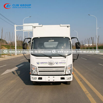 FAW 3-Side P4 Mobile LED Billboard Truck with Hydraulic Lifting Side Screens and Foldable Stage for Digital Advertising