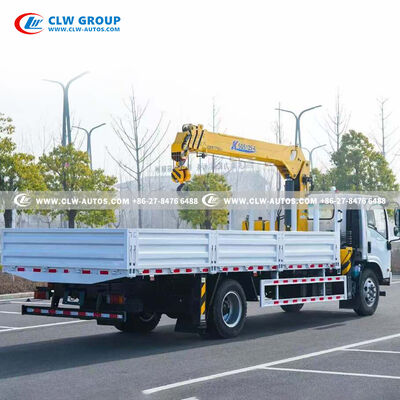 Isuzu 700P 5-Ton Crane Truck with 5,000kg Lifting Capacity, 360° Rotation, and 10.5m Lifting Height for Construction and Logistics