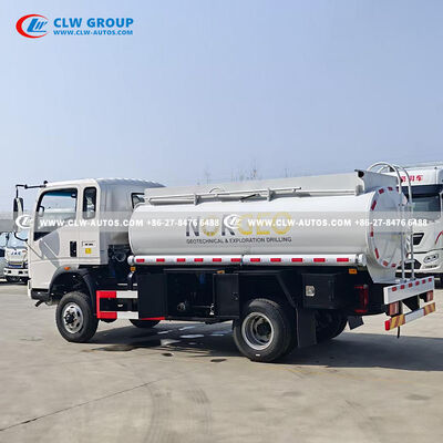 SINOTRUK HOWO 4x4 All-Wheel Drive Mobile Refueling Truck with 5,000L Carbon Steel Tank