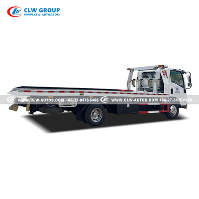 Isuzu KV100 4x2 Flatbed Wrecker Truck with 120HP Euro 6 Engine, 3,000kg Rear Underlift, and 5,800mm × 2,300mm Flatbed Platform