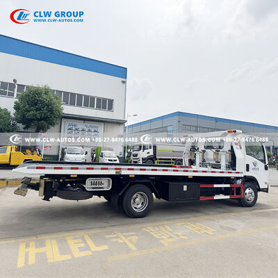 Isuzu KV100 4x2 Flatbed Wrecker Truck with 120HP Euro 6 Engine, 3,000kg Rear Underlift, and 5,800mm × 2,300mm Flatbed Platform