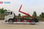 Dongfeng 6 Wheels Hook Lift Truck Detachable Garbage Truck 12cbm/12m3 4*2